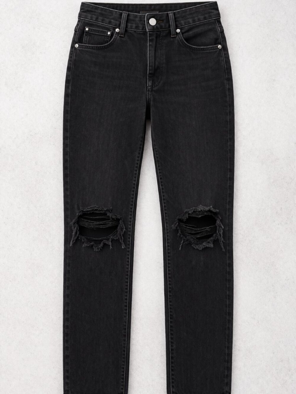 NWT Levi Strauss Signature Gold Women's Heritage High Rise Straight Black Jeans